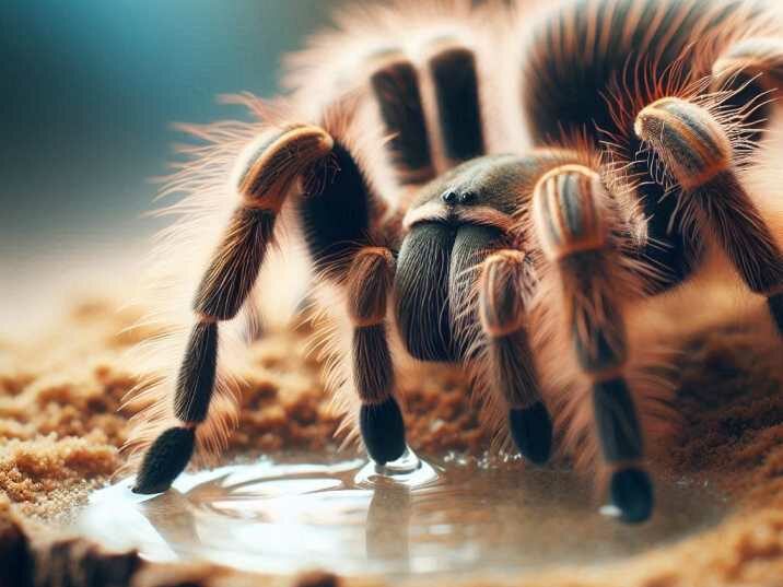 How Do Tarantulas Drink Water?