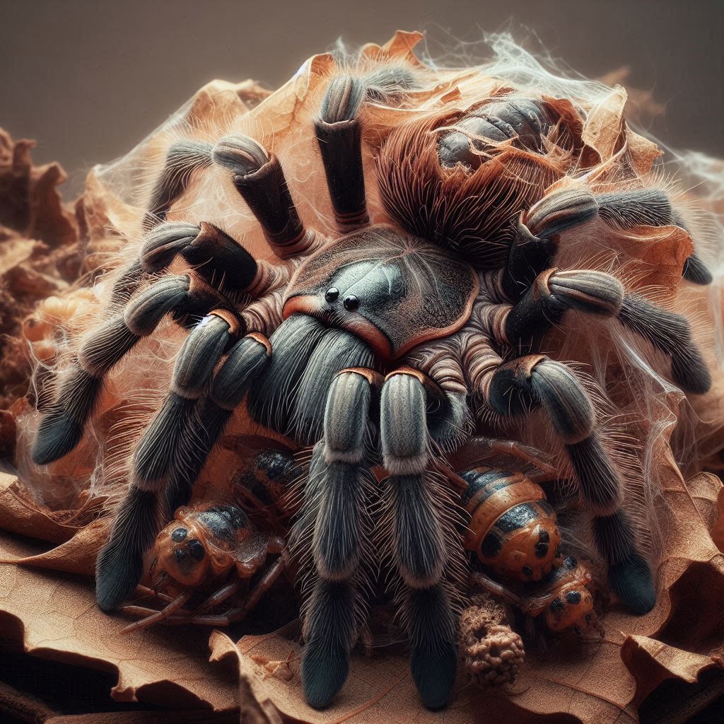 do tarantulas molt