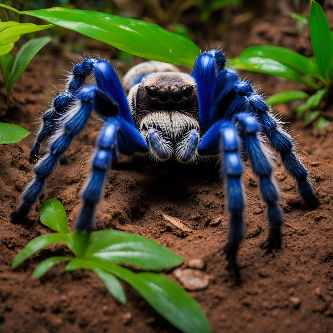 Blue Cobalt Tarantulas