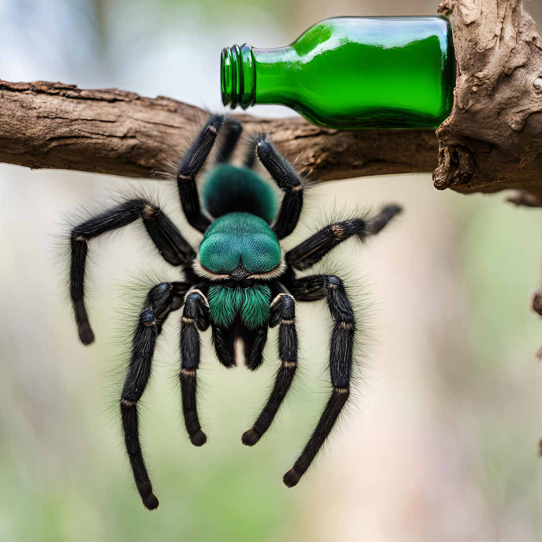 Green Bottle Blue Tarantula