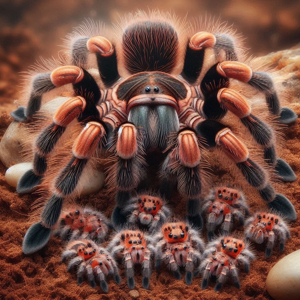 How many babies tarantulas have