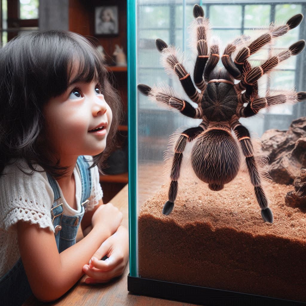 tarantulas climb glass