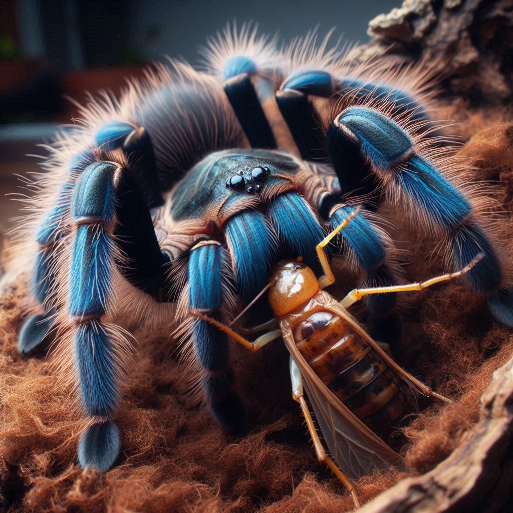 cobalt blue tarantula diet