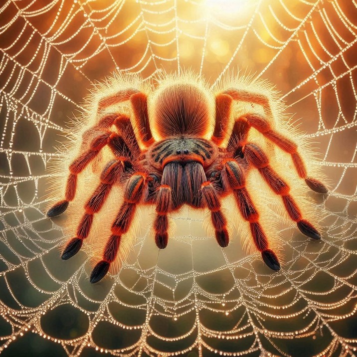 orange baboon tarantula