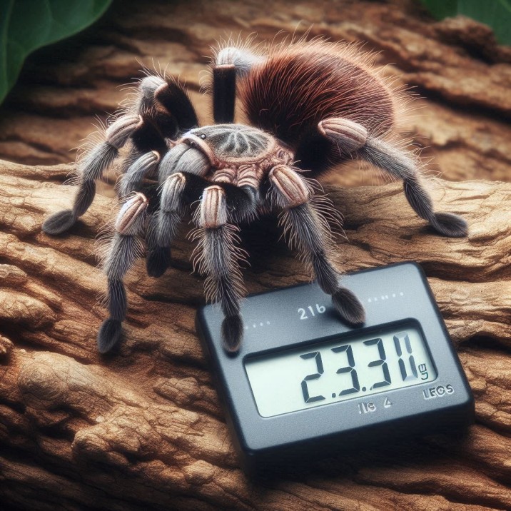 how much does a tarantula weigh