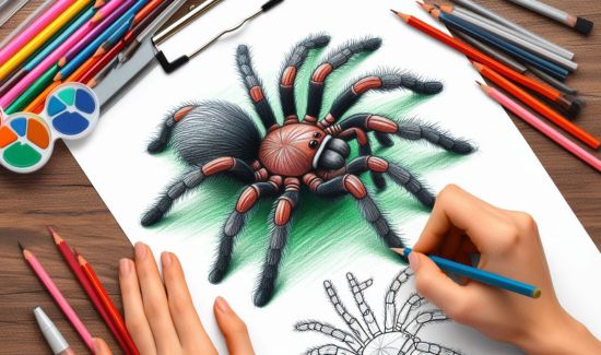 Tarantula Drawing